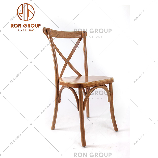Factory custom oak dining chairs for high-end club and hotels restaurant