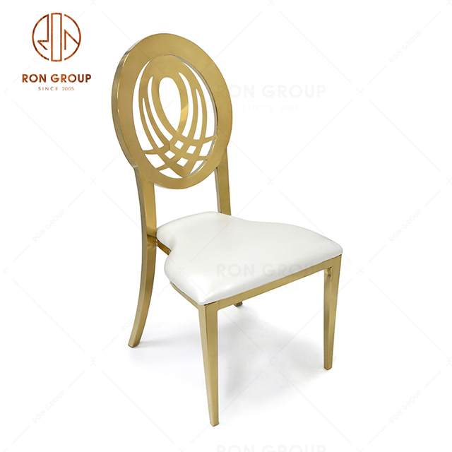 Hot Sale Wedding Furniture Stainless Steel Chair For Banquet And Restaurant