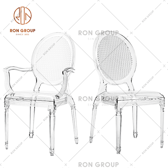Modern Design Wedding Furniture Tiffany Transparent Resin Phoenix Chair For Banquet & Party & Cafe & Lounge