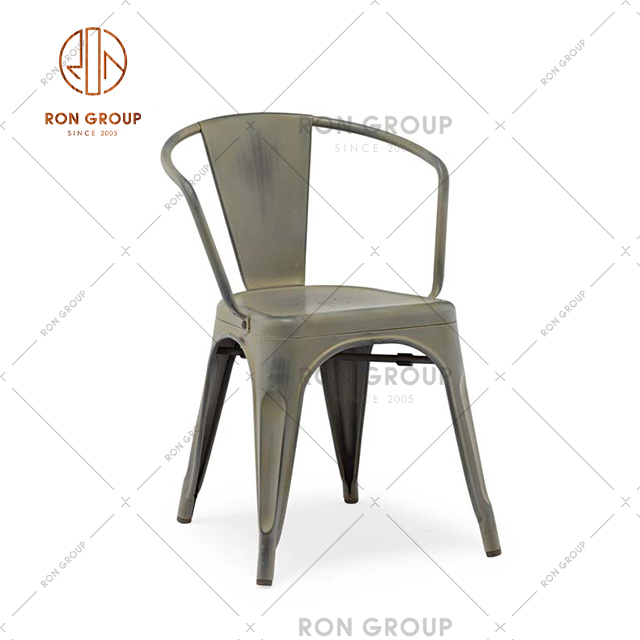 Popular Antique Design Bar Furniture Metal Bar Chair Restaurant Dining Chair