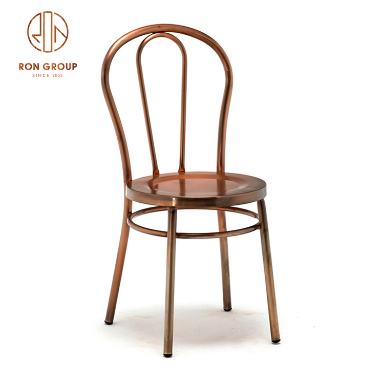 GA901C-45ST Commercial Wholesale Vintage Style Metal Chair for Restaurant and Coffee Shop