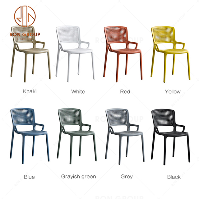 RNFP124-3 Wholesale Good Quality Hot Selling Restaurant Hotel Bar Cafe Plastic Chair