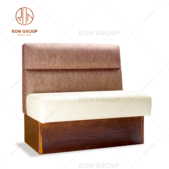 Modern Style Customized Furniture Restaurant Booth Sofa With Wooden Frame For Restaurant & Bar & Hotel