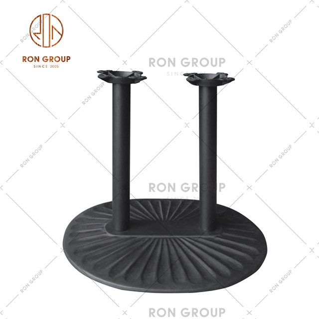 High quality big table pedestal base for 4 people Metal Leg use in restaurant & bar & coffee house