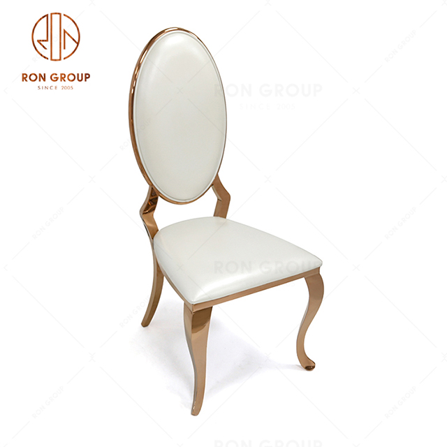 Professional Hospitality Producer Wedding Furniture With Gold Stainless Steel Chair For Banquet & Hotel & Restaurant