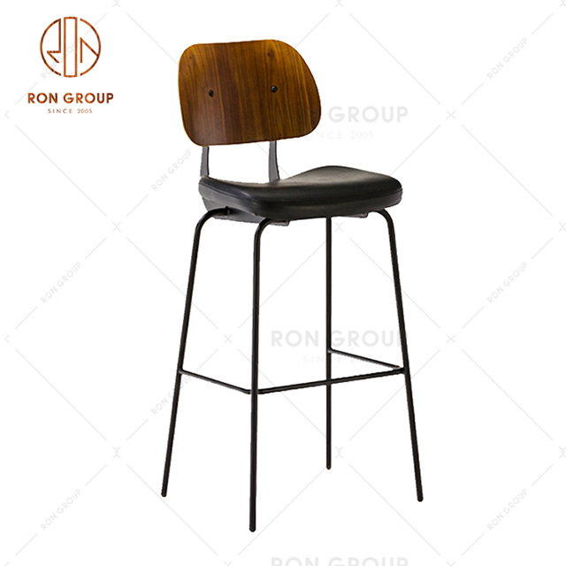 GA3501C-75STP Factory Wholesale Cheap Price Restaurant High Leg Metal Chair For Cafe Club Bar