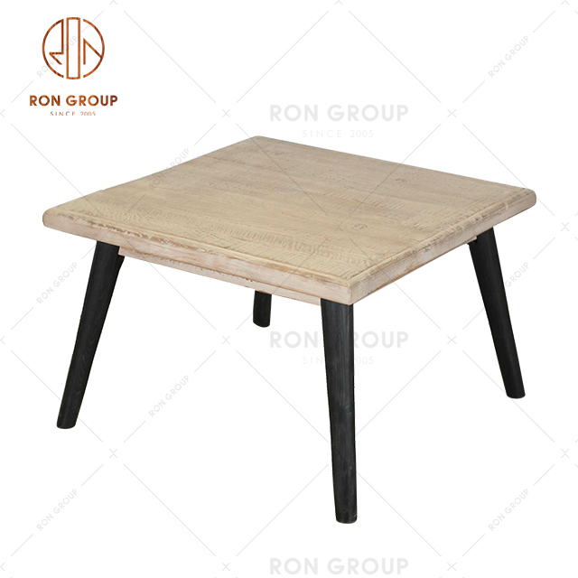 Wholesale Classic Style Old Pine Table Restaurant Wooden Coffee Table With Optional Top 