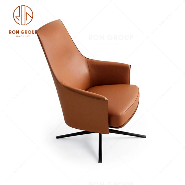 High Quality PU Leather Upholstery Office Chair Leisure Armchair For Villa