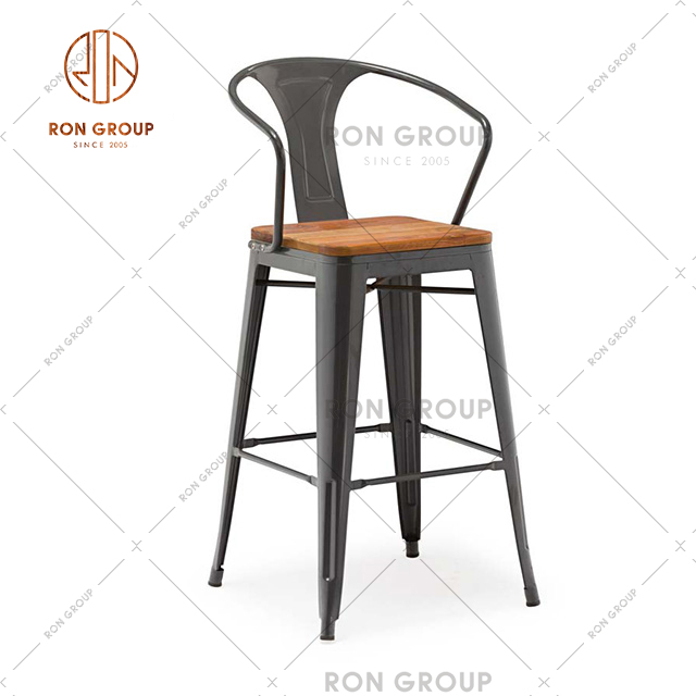 High Quality Bar Furniture Metal Bar Chair For Coffee Shop And Hotel