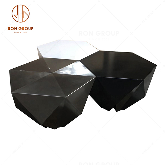 Steel Diamond Shape Combination Coffee Table