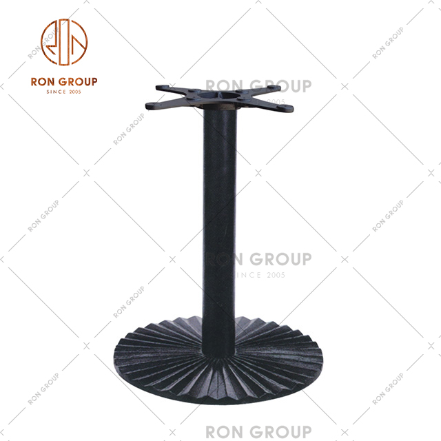 Manufacture Wholesale Conference Furniture Pedestal Dining Table Base With Round Design For Coffee House & Bar