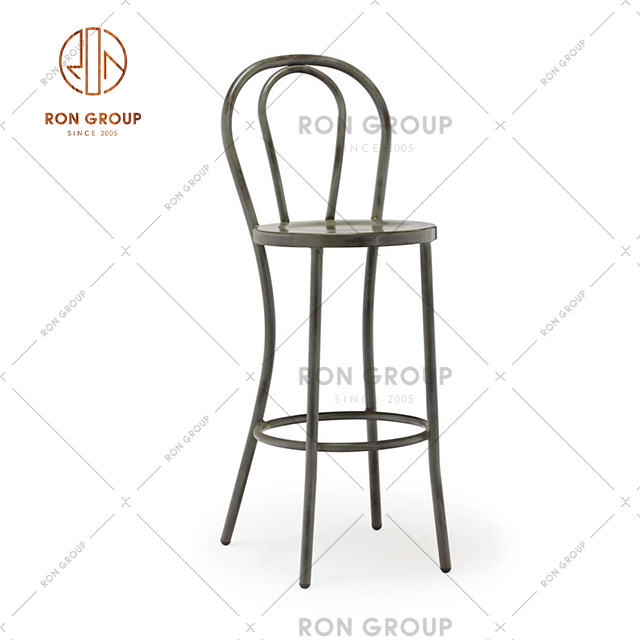 On Sale Metal Chair Furniture Outdoor Garden Chair Coffee Shop Dining Chair