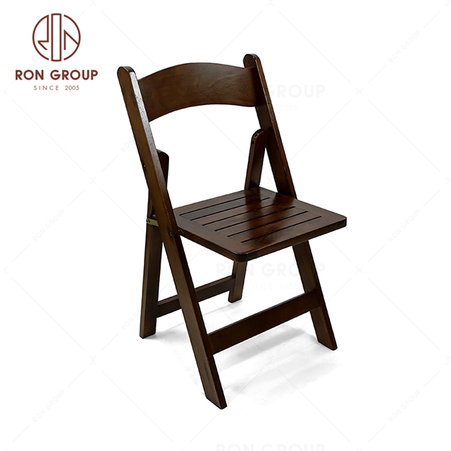 RNFH4-17 Wedding Furniture Wood Folding Chair