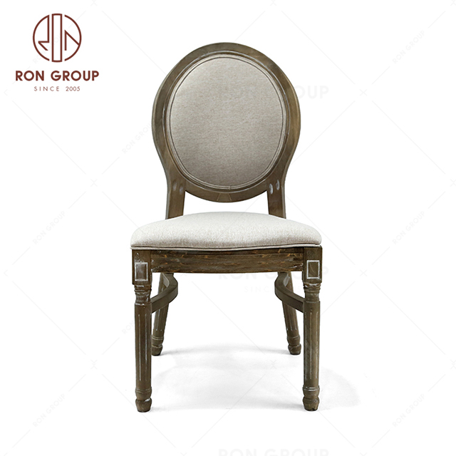 RNFH4-19 Wedding Furniture Rubber Wood Chair