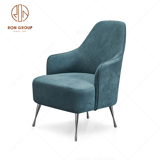 China Manufactory Customized Color Fabric Leisure Chair For Hotel And Villa