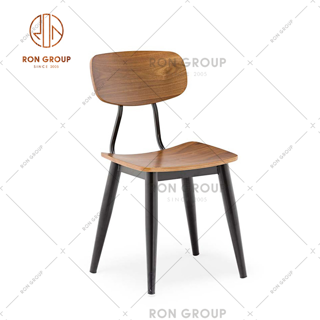 Cheap Price Restaurant Dining Chair Metal Bar Chair Coffee Shop Furniture