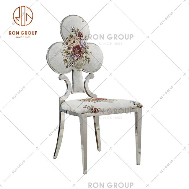 Hot Sale Wedding Furniture Stainless Steel Chair For Banquet 