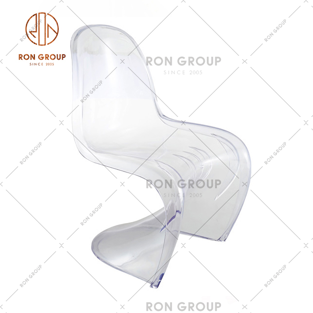 Creative mordern design tiffany transparent leisure chair for upholstered in showroom villa cafe & wedding & banquet