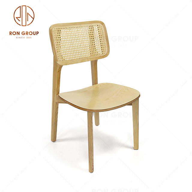 Factory Wholesale Rattan Dining Chair Nursing Home Leisure Chair
