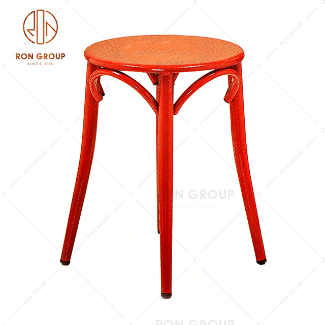 Hot Sale Factory Wholesale Coffee Shop Furniture Metal Bar Stool For Cafe