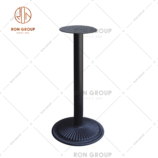 High quality furniture fittings with black color and iron material for restaurant & bar & coffee house