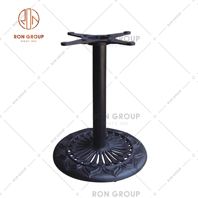 Top Pick Supply Restaurant Furniture With Black Metal Table Base For Restaurant & Hotel & Bar