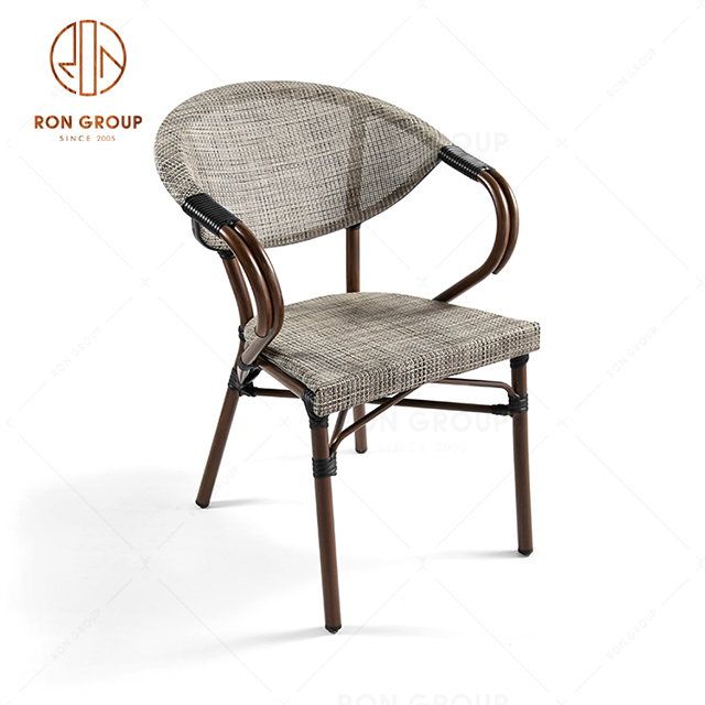 Popular Modern Design Rattan Leisure Chair Nursing Home Dining Chair