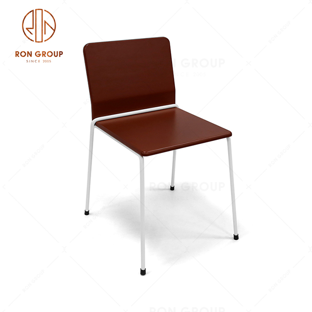 On Sale Restaurant Red Dining Chair Hospital Canteen Chair Snack Bar Chair