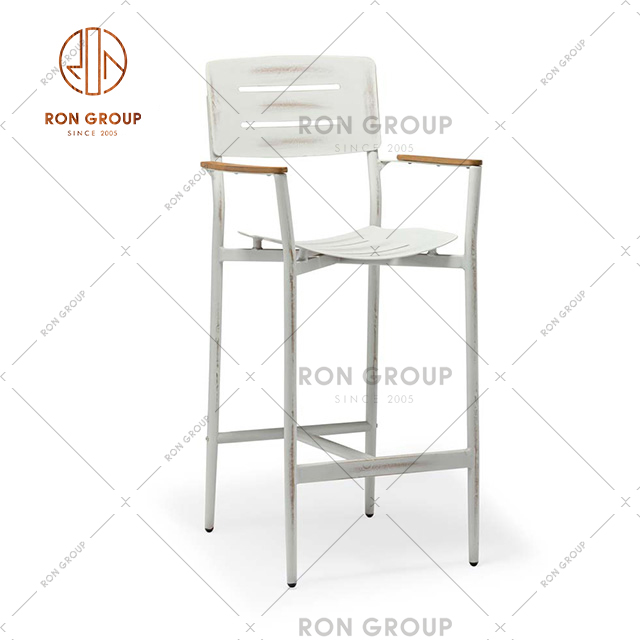 Popular Modern Design White Bar Chair Garden Wedding Dining Chair
