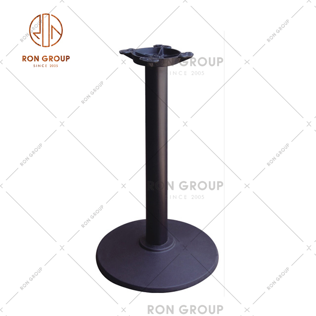 Customized High Quality Black Powder Coating Metal Table Base For Restaurant and Bistro Cafe Use