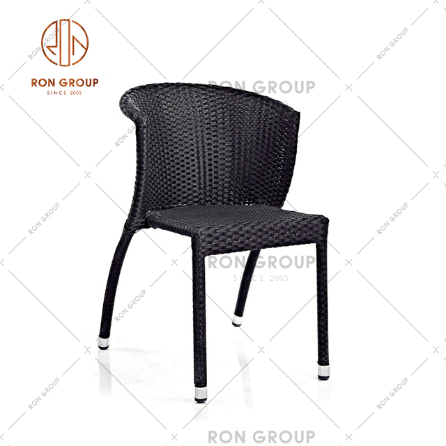 Supply Outdoor Furniture Sets Aluminum With Rattan Dining Chair For Patio