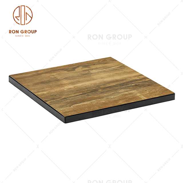 GA60TT2 Customized Popular High Quality Wooden Table Top For Coffee Shop Restaurant Bar