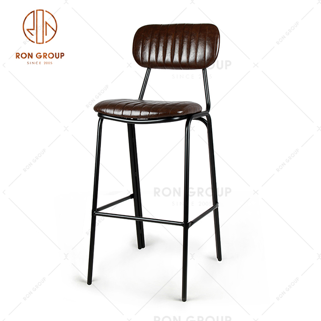 RNFCM005 Factory Outlet Wholesale Italy Style  Metal  Bar Chair For Restaurant & Hotel