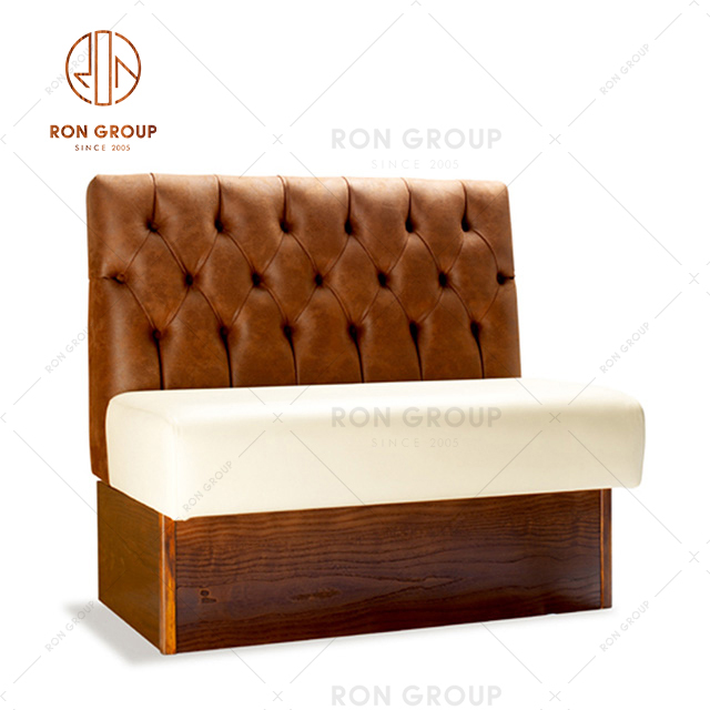 High Quality Modern Customized  Restaurant Booth Sofa Set With Different Color Option For Bar & Cafe