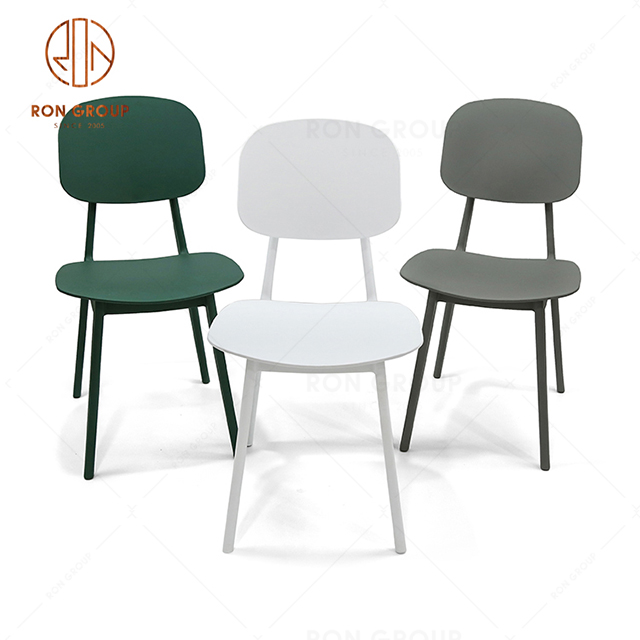 RNFP124-5 Durable Simple Style Restaurant Hotel Bar Cafe  Plastic Chair