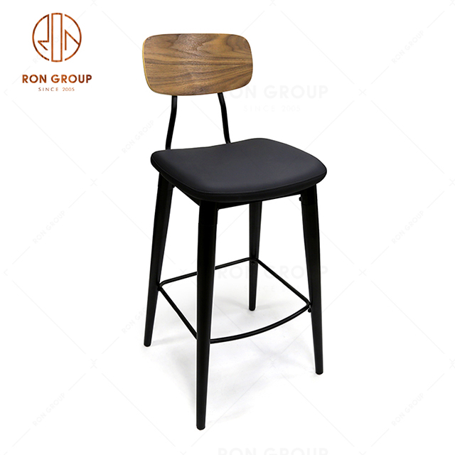 Cheap Price Coffee Shop Chair Metal Bar Chair Hotel Dining Chair Set