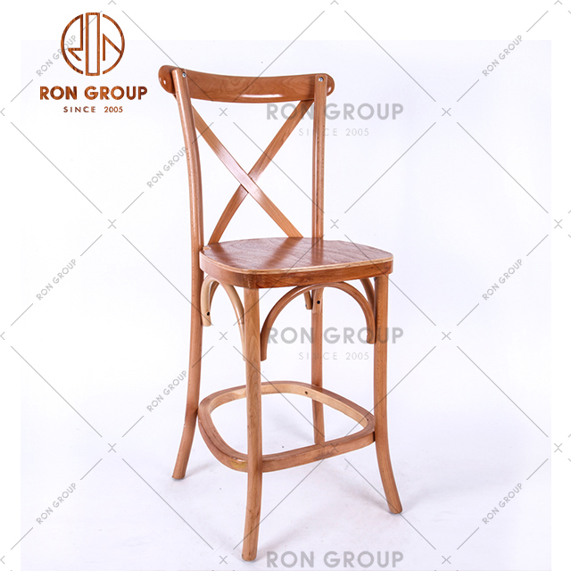 Modern restaurant high back leg wooden luxury chair for outdoor wedding garden cafe 