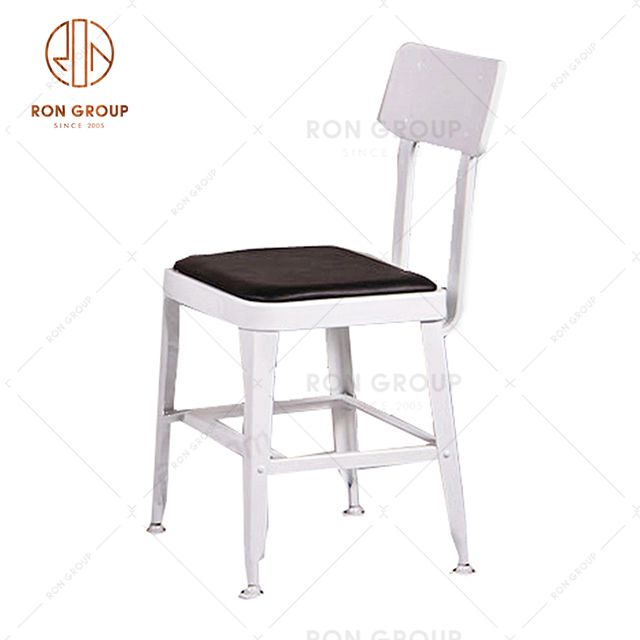 GA501C-45STP Hotsale Popular Design Metal Frame With PU leather  Dining Chair For Restaurant & Coffee Shop With Cheap Price