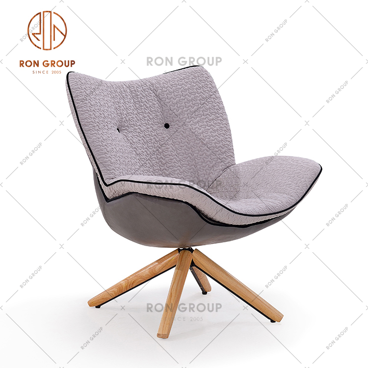 High Quality Restaurant Furniture Wooden Leisure Chair For Coffee Shop And Hotel
