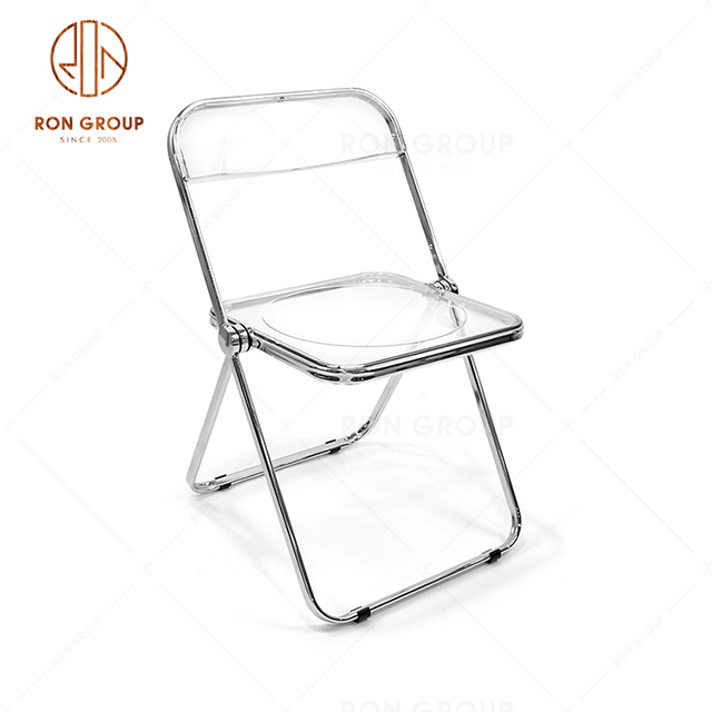 RNFP124-12 High Quality Hot Sale Restaurant Hotel Bar Cafe Transparent Plastic Chair