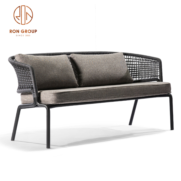 high quality wholesale garden hotel cafe restaurant courtyard leisure rattan sofa chair