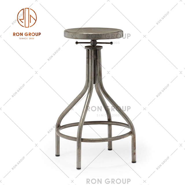 Supply Restaurant Furniture Metal Bar Stool Bar Chair For Coffee Shop And Hotel