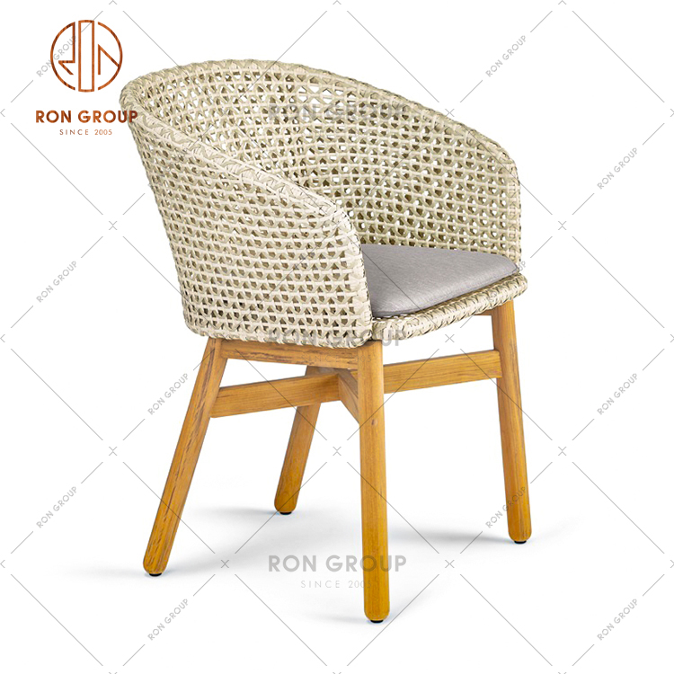 High Quality Restaurant Dining Chair Hotel Leisure Chair Outdoor Rattan Chair
