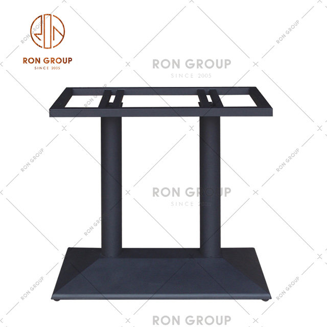 Factory Outlet Iron Base For Coffee Table Black Powder Coat Conference Table Pedestal