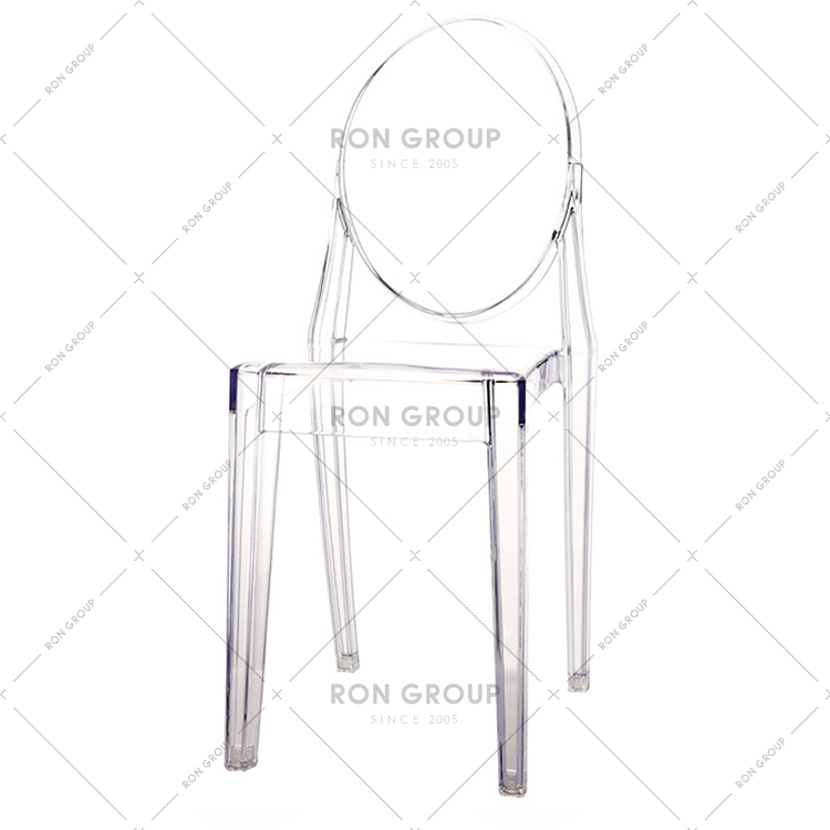 Stackable Modern Transparent Wedding Tiffany Chair With Disassembling Struchture For Banquet & Cafe & Outdoor 