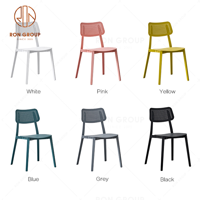 RNFP124-11 Durable Unique Design Restaurant Hotel Bar Cafe Plastic Chair