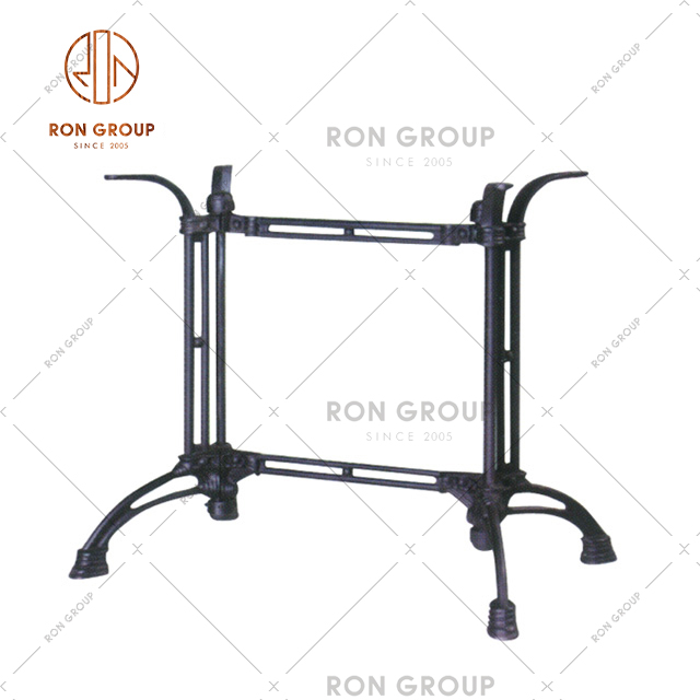 Furniture Accessories Fittings Cast Iron Table Legs Square Stand For Dining Table