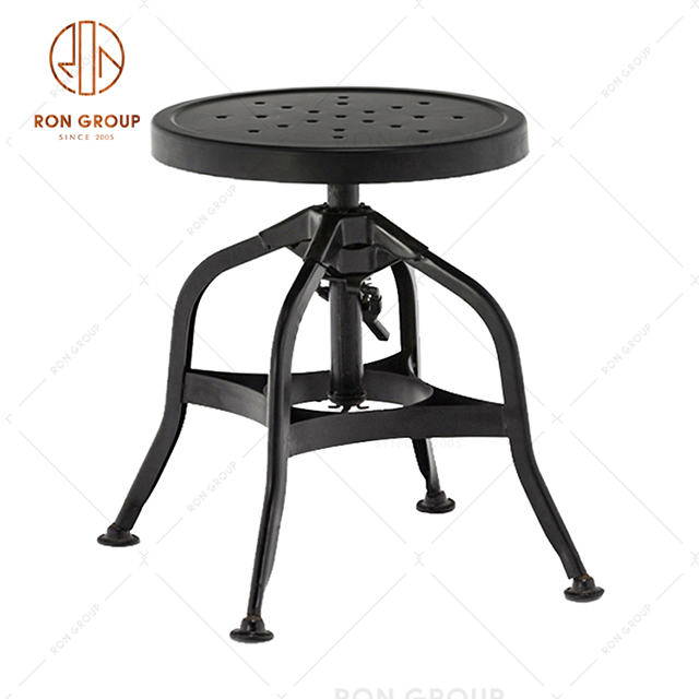 GA401C-45ST High Quality Factory Wholesale Stackable Chair With Colorful Metal Stool Frame For Restaurant & Bar