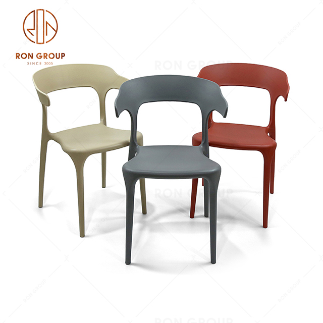 RNFP124-10 Simple Design Fashion Restaurant Hotel Bar Cafe Plastic Chair