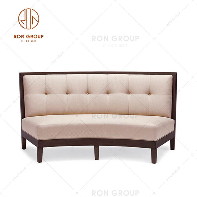 Italian style booth sofa leisure furniture with different color for restaurant hotel club bar use